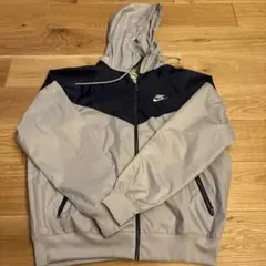 Nike ナイロンジャケット L グレー/ネイビー