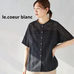 le.coeur blanc カットワークレースドルマン ブラウスのサムネイル