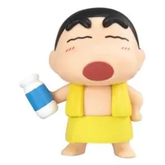 ふろあがり　クレヨンしんちゃん　ガチャガチャフィギュア