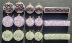 丸型、長方形カボションバラエティーセット❤️B5