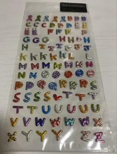 平成レトロ　文字シール　ホログラム　シール　レア　ぷっくり　ギャル文字