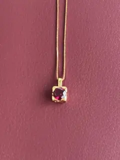 LASOMA ネックレス　k18 ルベライトトルマリン1.8ct LASOMA ネックレス k18 ルベライトトルマリン1.8ct - メルカリ