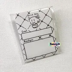 ガール＆マーガレット★モノクロ★【たて型メモ・メモ帳】