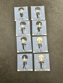 セブンイレブン　PetiTEEN SEVENTEEN ステッカー 8種