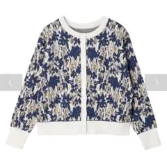 AMERICAN HOLIC 2WAY Flowerジャガードニットカーディガン