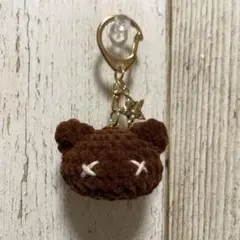 ＊もちもちくまのあみぐるみキーホルダー＊星付き