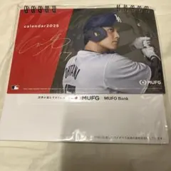 大谷翔平 2025年 卓上カレンダー MUFGのサムネイル