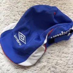 umbro アンブロ キッズ　サッカーキャップ 帽子 ブルー　52cmのサムネイル