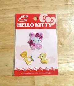 ハローキティ　ワッペン　アップリケ