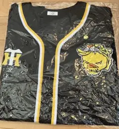 【新品未使用】日清食品×阪神タイガース2024限定ベースボールシャツ Oサイズ 新品未使用】日清食品×阪神タイガース2024限定ベースボールシャツ O