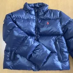 Polo Ralph Lauren ネイビー ダウンコート M (8-10)