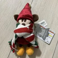 ディズニー　Festive Winter リルリンリン ぬいぐるみバッジ　ぬいバのサムネイル