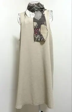 詩仙堂 ノースリーブチュニック 黒 - メルカリ