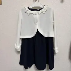子供女の子用　ボレロ付きワンピース