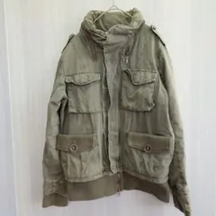 INHERIT アウター ジャケット ミリタリージャケット グレージュ M