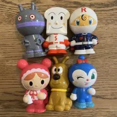 アンパンマン ソフビ人形 6個セット