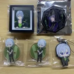 ツイステ　シルバー　アクスタ　ラバスト　マグネット　アクリルクリップ　5点セット