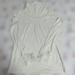 axesfemme レース付き タートルネック