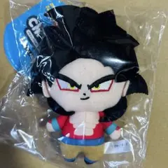 ドラゴンボール　プラフックつきChibiぬいマスコット　超サイヤ人4孫悟空