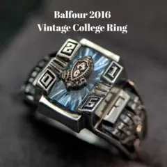 バルフォア BALFOUR CEL 12号 カレッジリング ブルーストーン
