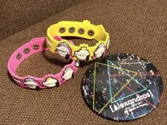 ［Alexandros］　ラバーバンド・缶バッジセットのサムネイル