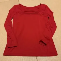 UNIQLO ヒートテック 長袖 レッド L赤