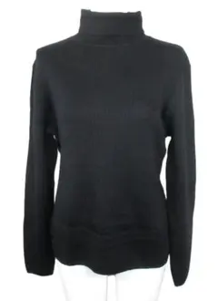 ラコステ　サンプル品　ブラック タートルネック セーター