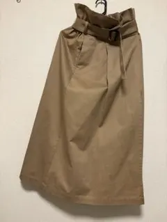 Ray BEAMS ベージュ ロングスカート　サイズ0