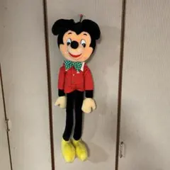 ミッキーマウス　ぬいぐるみ　レトロ