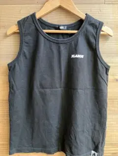 XLARGE ノースリーブタンクトップ 140サイズ ブラック
