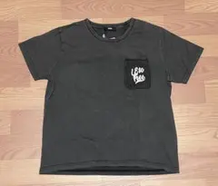 タグあり RODEO CROWNS 加工ニットポケットTシャツ ブラック