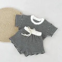 新品未使用*ストライプ Tシャツ ショートパンツ セット