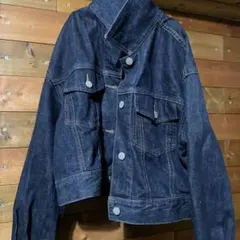 GU デニムボリュームスリーブジャケット(長袖) Sサイズ