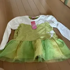 未使用タグ付きDisney ティンカーベル 長袖カットソー 120
