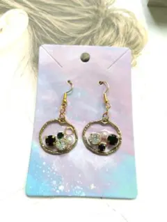 ハンドメイド　ピアス