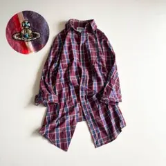 상태좋음 ✨Vivienne Westwood MAN チェックシャツ 変形 46