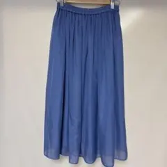 BEAMS 青フレアスカートのサムネイル