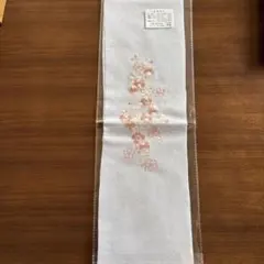 花柄刺繍 半襟　新品未使用　未開封