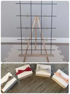 ミールヘーデン風フォトフレーム(クリップ・イーゼル付き)　ウェルカムスペース