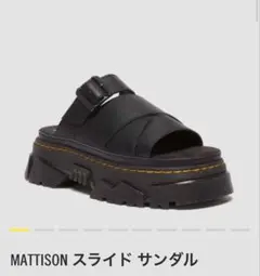 Dr. Martens mattison サンダル チェック柄 厚底 - メルカリ