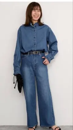 ジャーナルスタンダードレリューム　デニムフリルブラウス