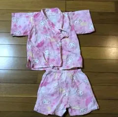 ハローキティ ピンク 甚平 90cm
