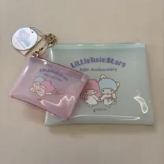 ⭐️リトルツインスターズ 50周年記念　groveコラボポーチセット⭐️