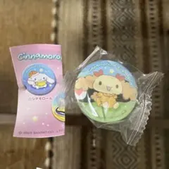 くら寿司　シナモロール　缶バッジ　シフォン