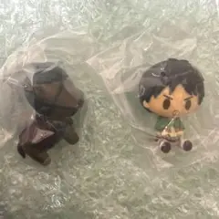 進撃の巨人 이치방쿠지 H賞 ちょこのっこフィギュア 馬 エレン 2点セット