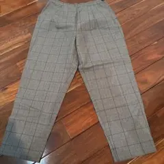 pink adobe チェック柄 カジュアルパンツ Mサイズ