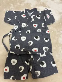 子供服　甚平　おにぎり柄