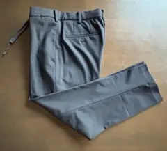 ユニクロ　スマートアンクルパンツ　ウールライク　ネイビー