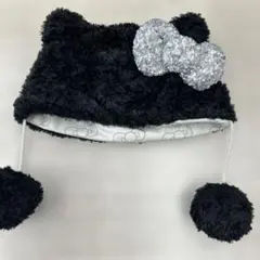 usj 被り物 カチューシャ 黒 キティーちゃん