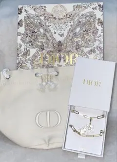 【非売品】DIOR ストラップ チャーム・巾着ポーチ・限定ショッパーの3点セット